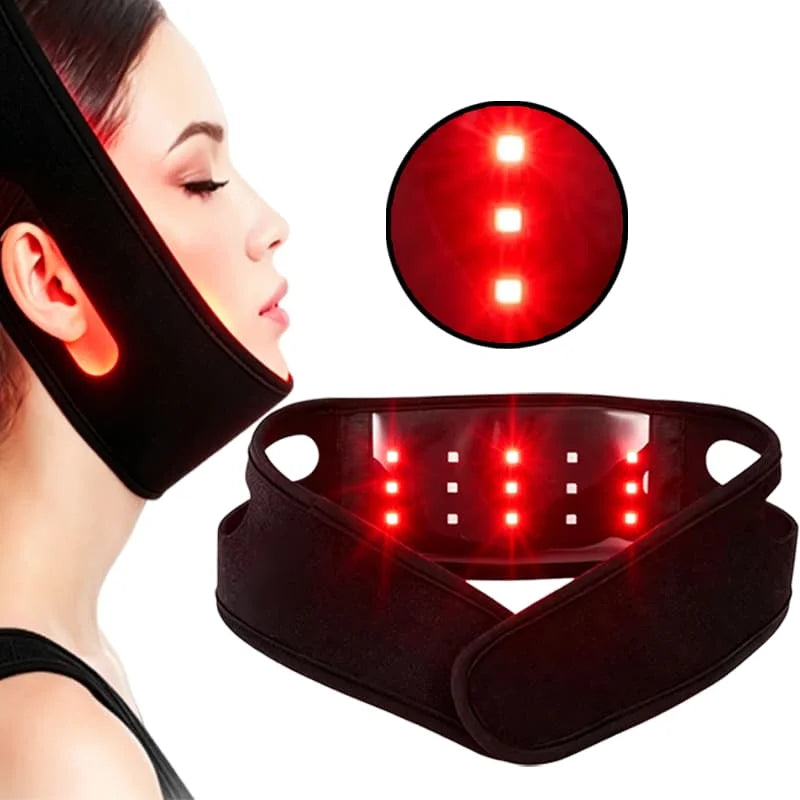 V-Shape Face Lifting Strap | Infrared LED Jawline Sculpting